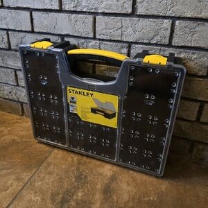 Black | STANLEY | 10-Compartment Deep Pro Organizer